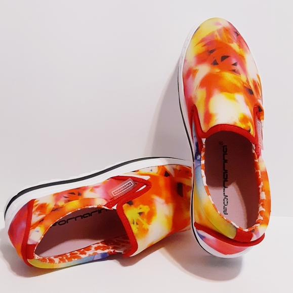 FORNARINA Red and orange flower aquarelle - Picture 2 of 5